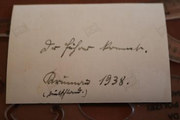 Preview: altes Foto - Krummau dankt seinen Befreiern - 1938 - Böhmen